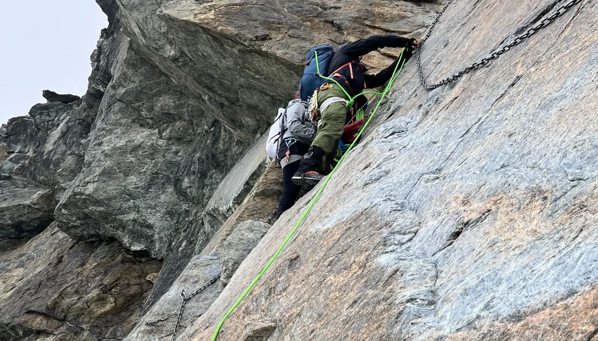 Schlüsselstelle zum Pollux | © Bergfreunde München