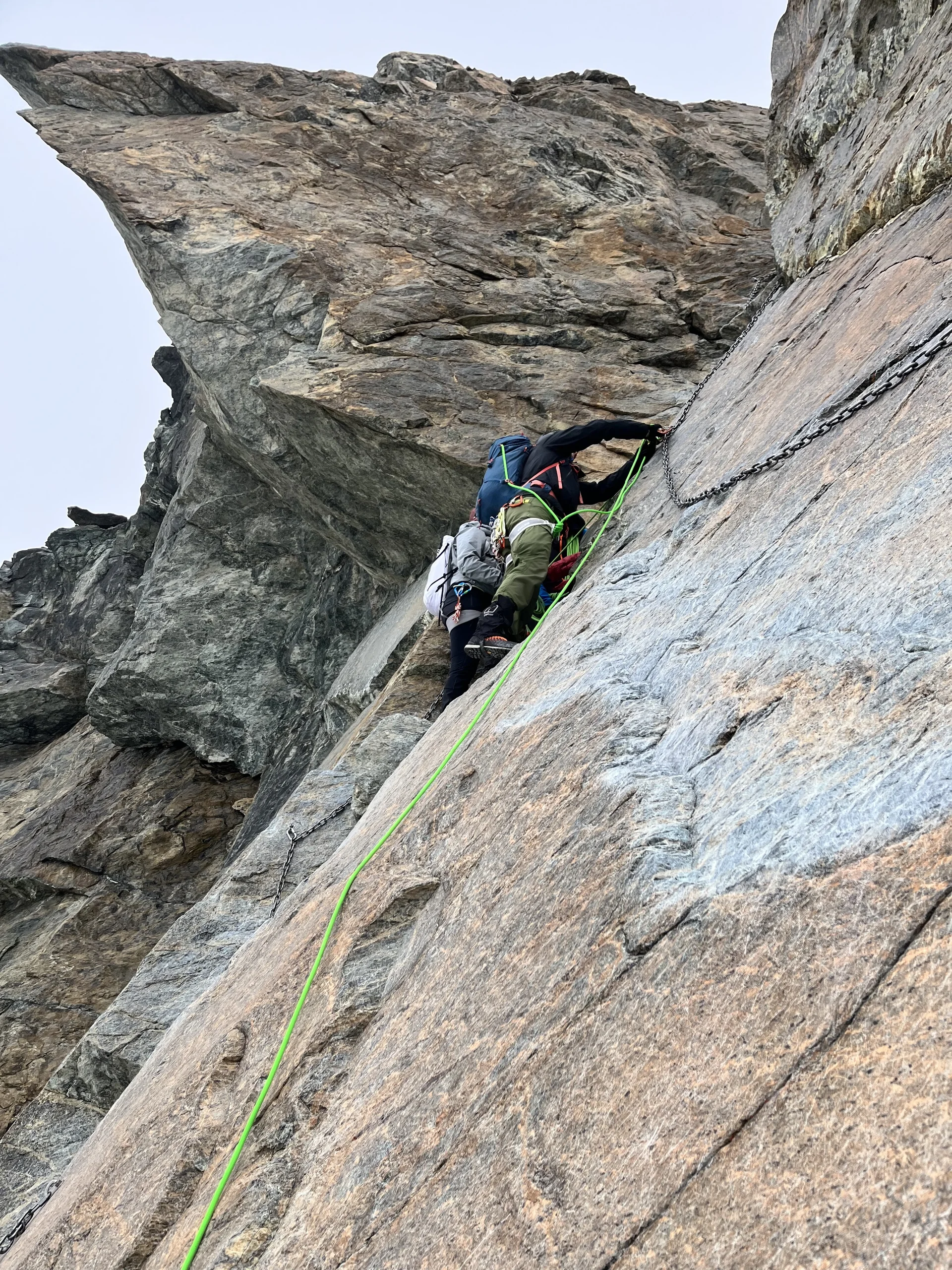 Schlüsselstelle zum Pollux | © Bergfreunde München