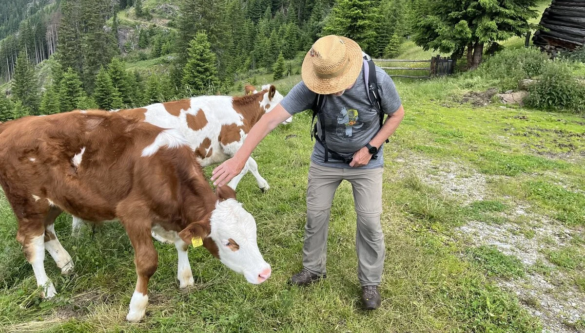 Franz beim Kühetalk | © Bergfreunde München WH
