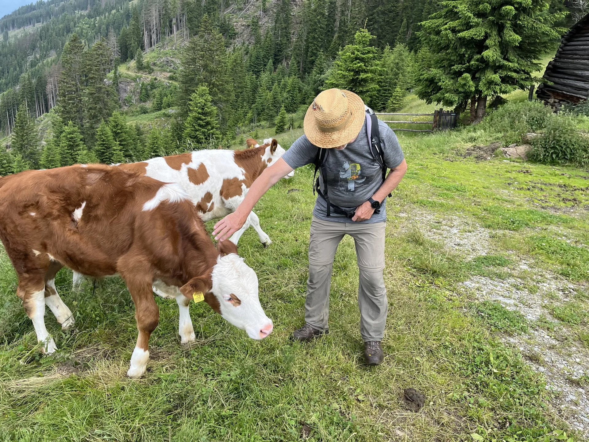 Franz beim Kühetalk | © Bergfreunde München WH