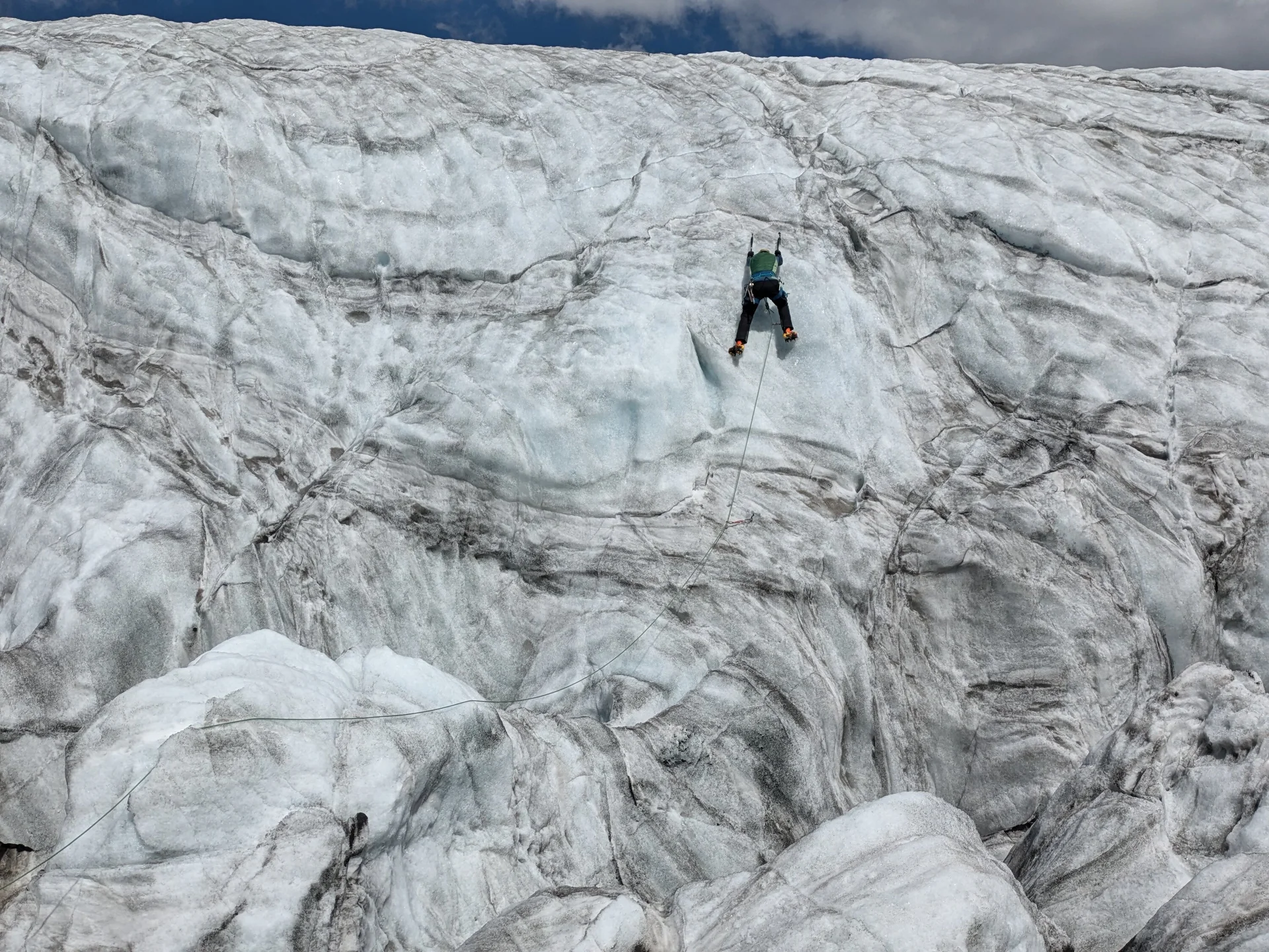 Markus R. beim Vorstieg | © Bergfreunde-Muenchen BHS