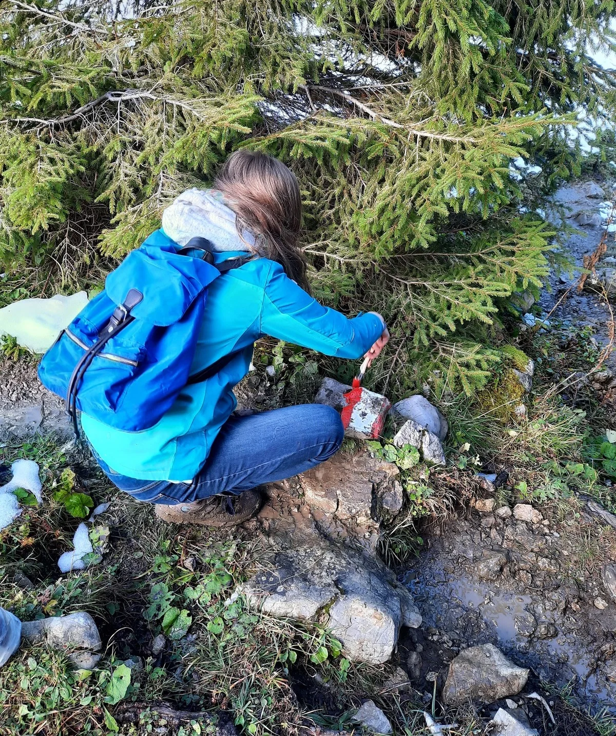 Wegmarkierung erneuern | © Bergfreunde München/TAN