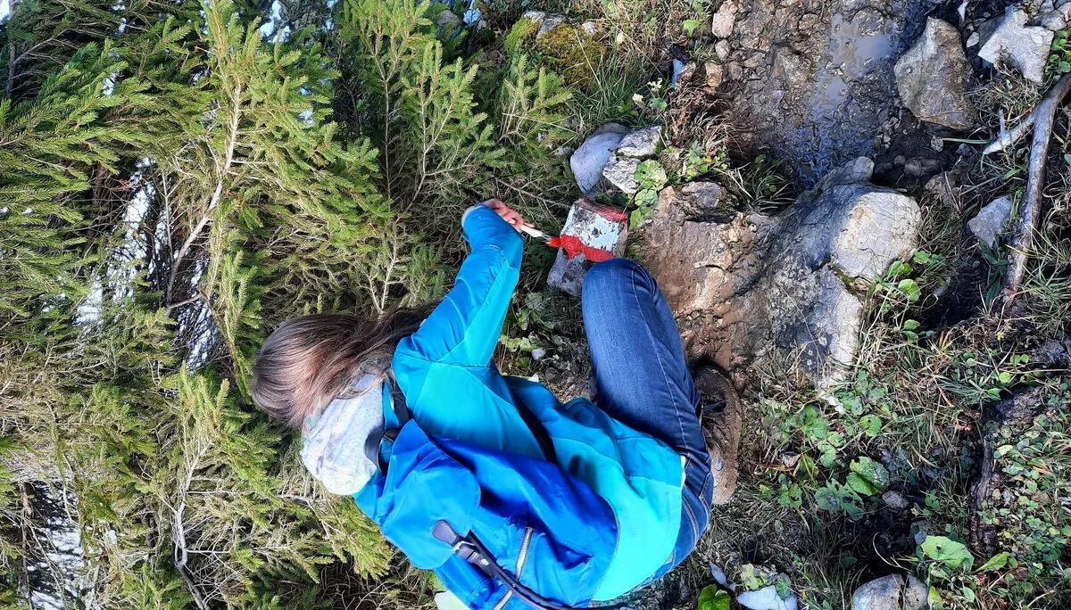 Wegmarkierung erneuern | © Bergfreunde München/TAN