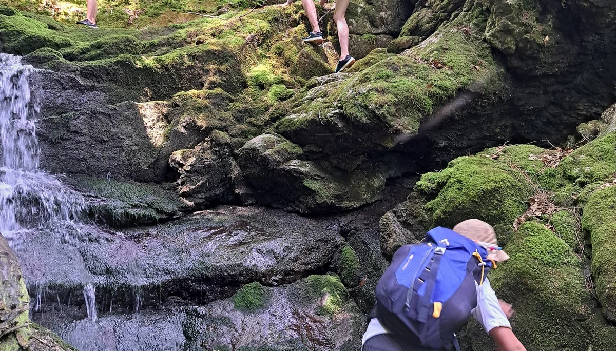 Klettereinlage im Schwarzenbach | © Bergfreunde München/TAN