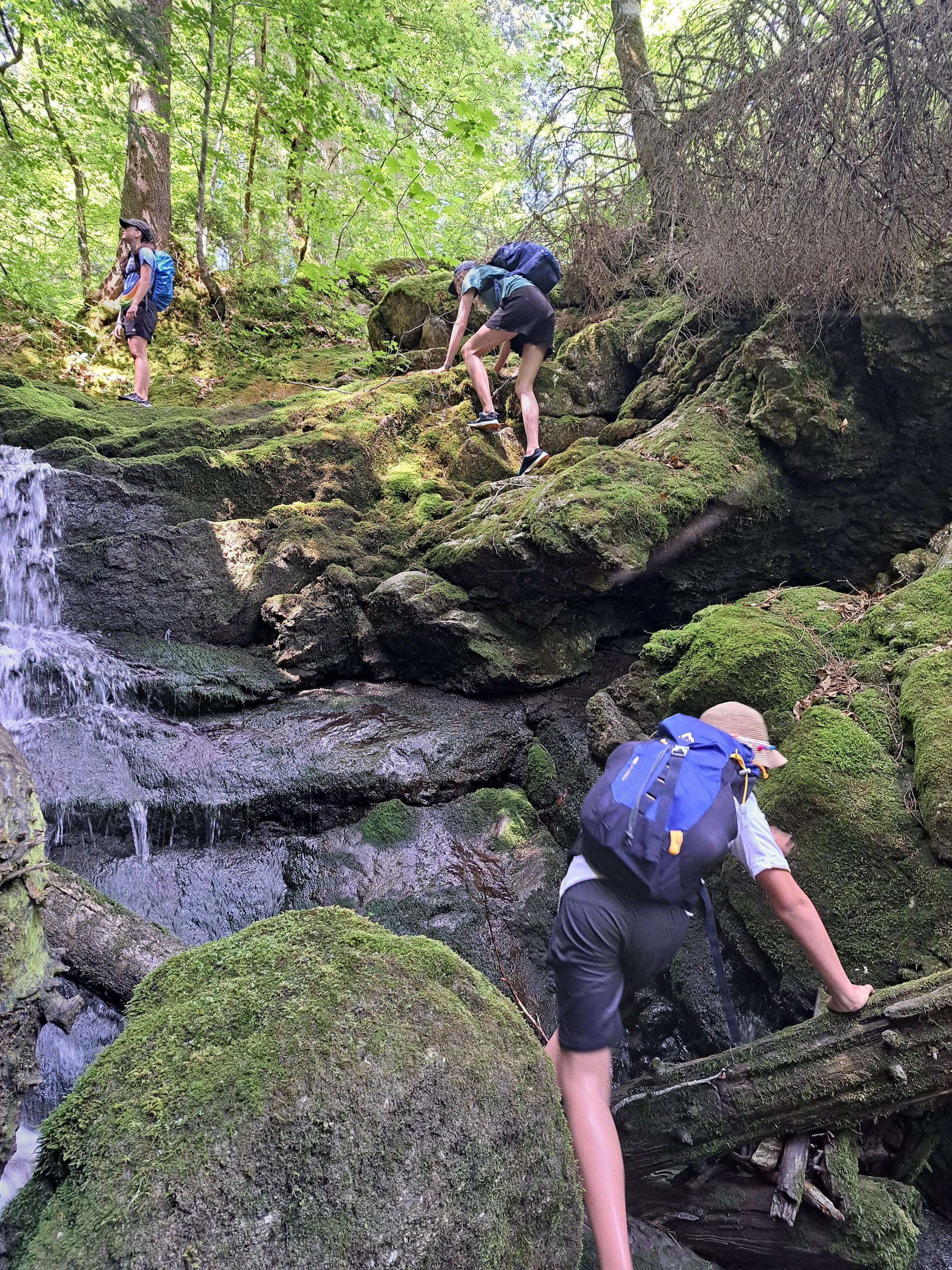 Klettereinlage im Schwarzenbach | © Bergfreunde München/TAN