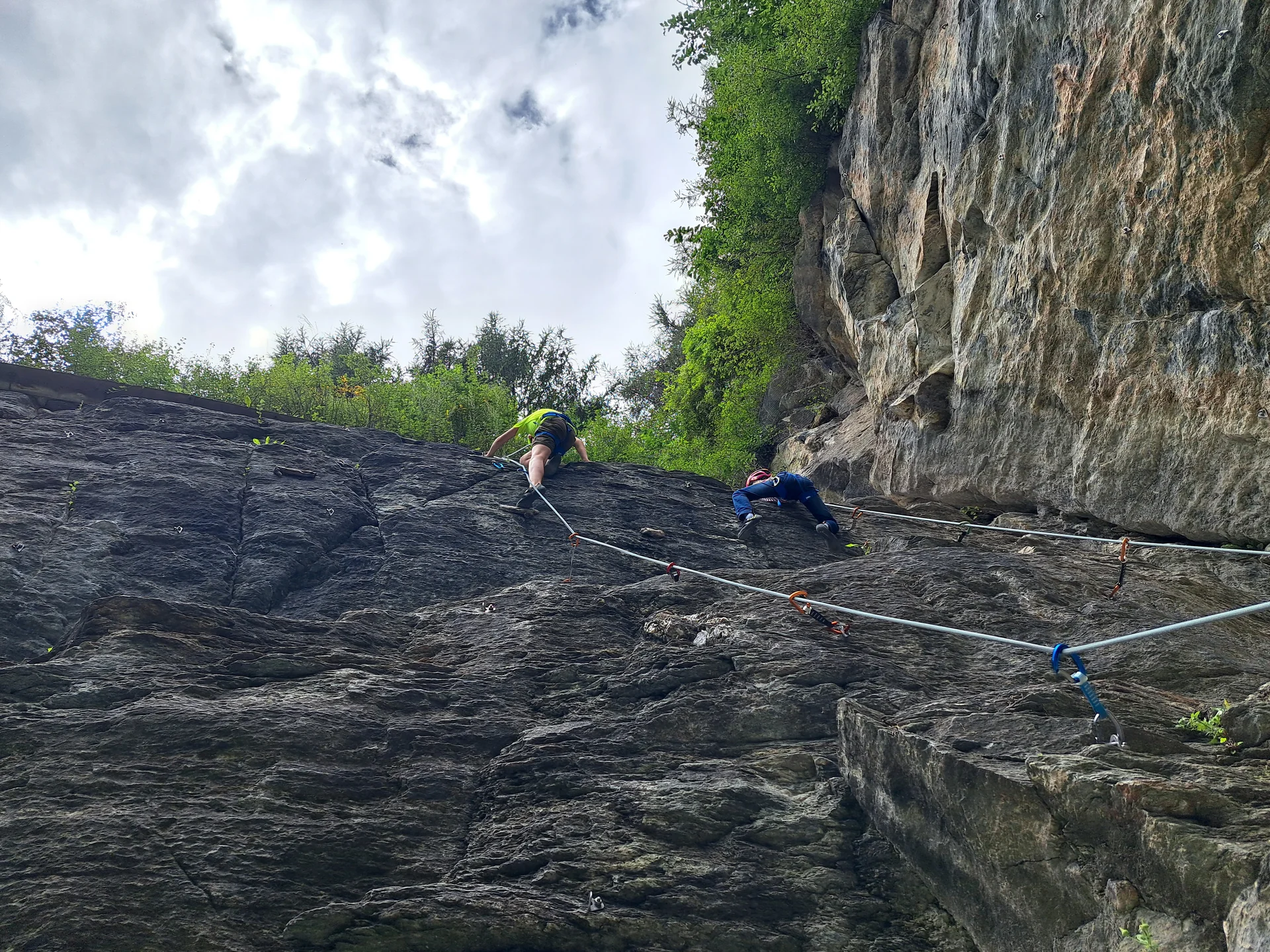 Klettern in Allitz | © Bergfreunde München/TAN