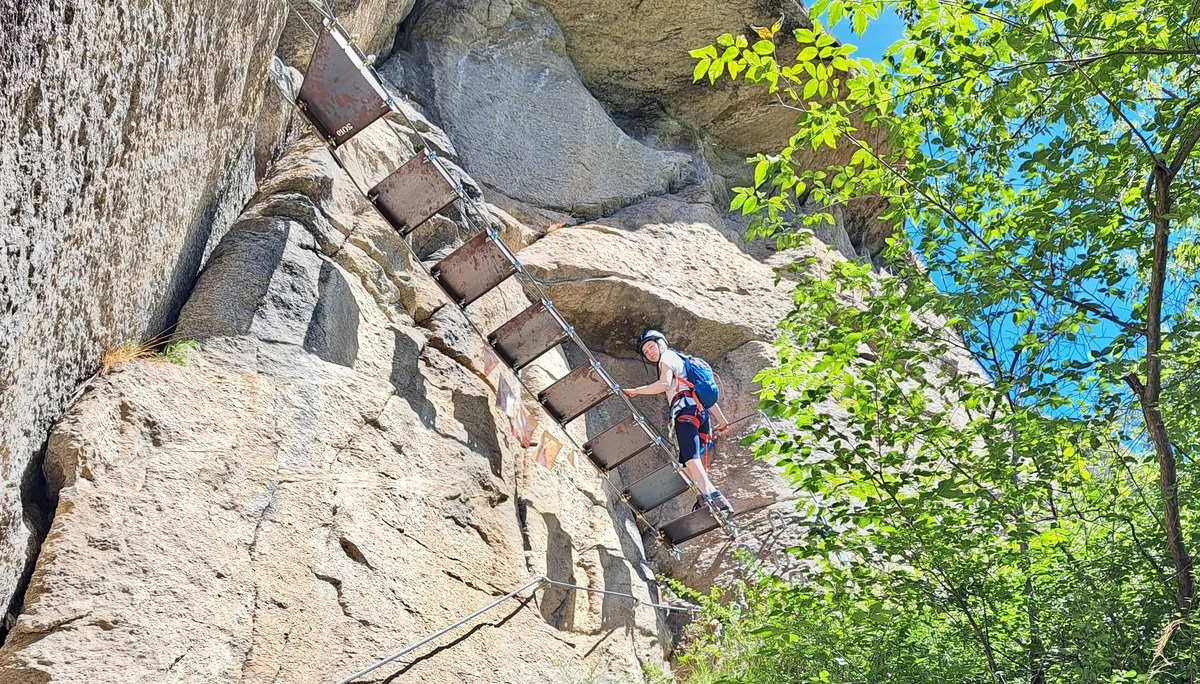Tisser Klettersteig Seilbrücke | © Bergfreunde München/TAN