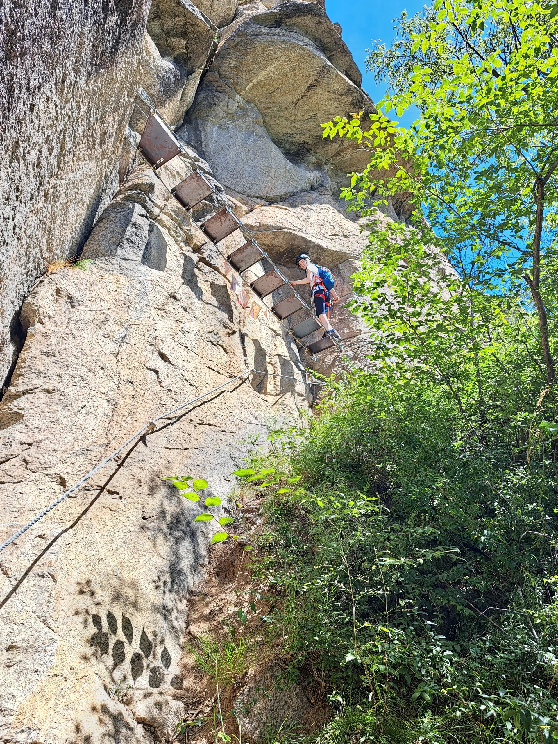 Tisser Klettersteig Seilbrücke | © Bergfreunde München/TAN