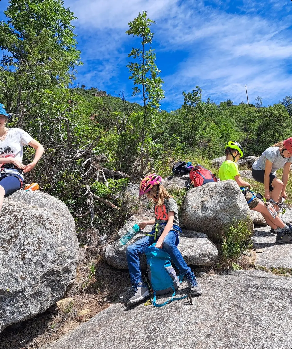 Brotzeit nach dem Tisser Klettersteig | © Bergfreunde München/TAN
