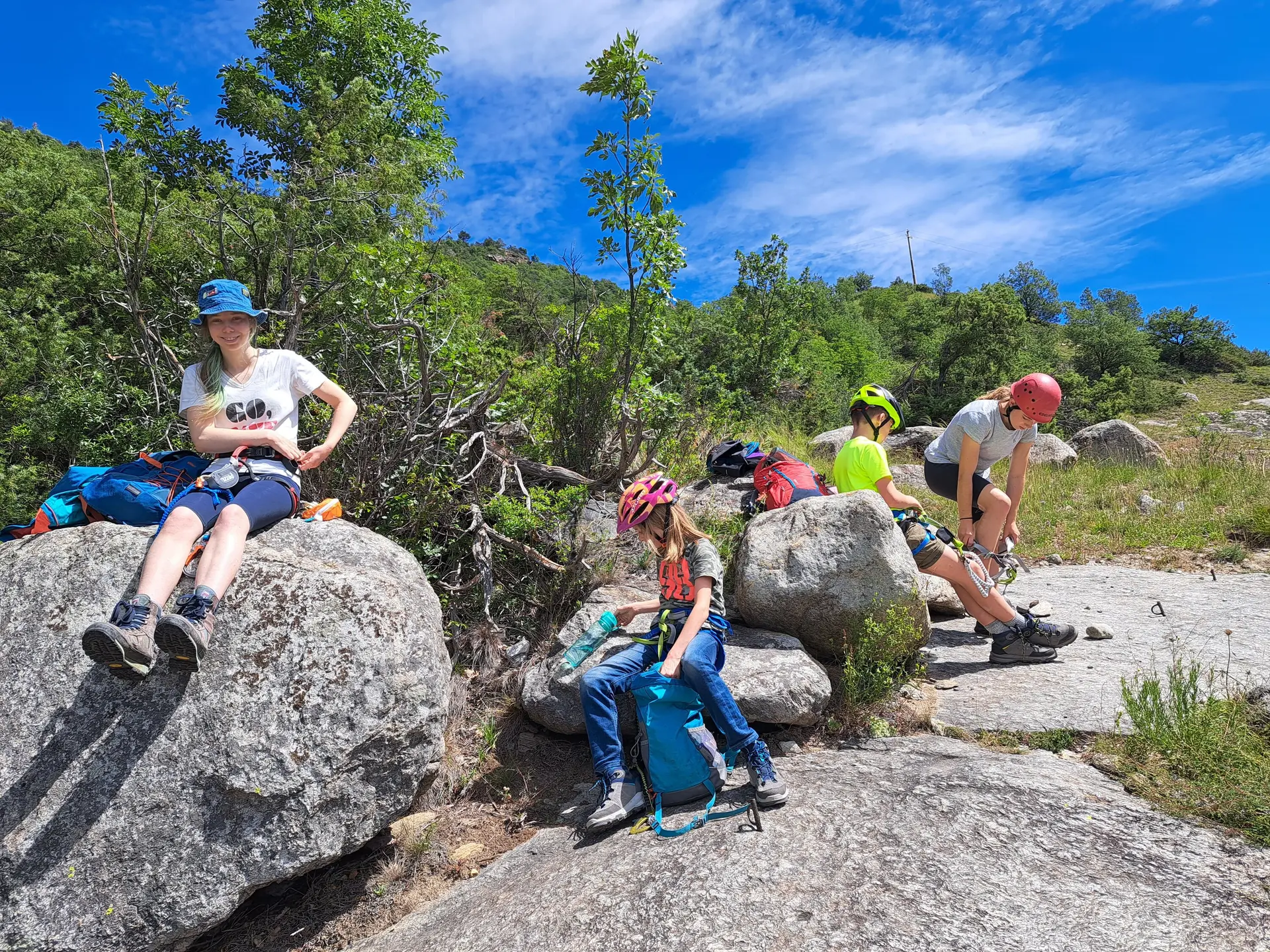 Brotzeit nach dem Tisser Klettersteig | © Bergfreunde München/TAN