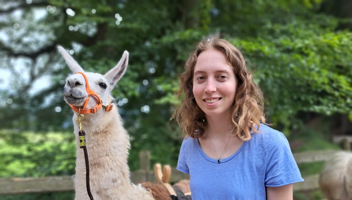 Portrait mit Lama | © Bergfreunde München/TAN