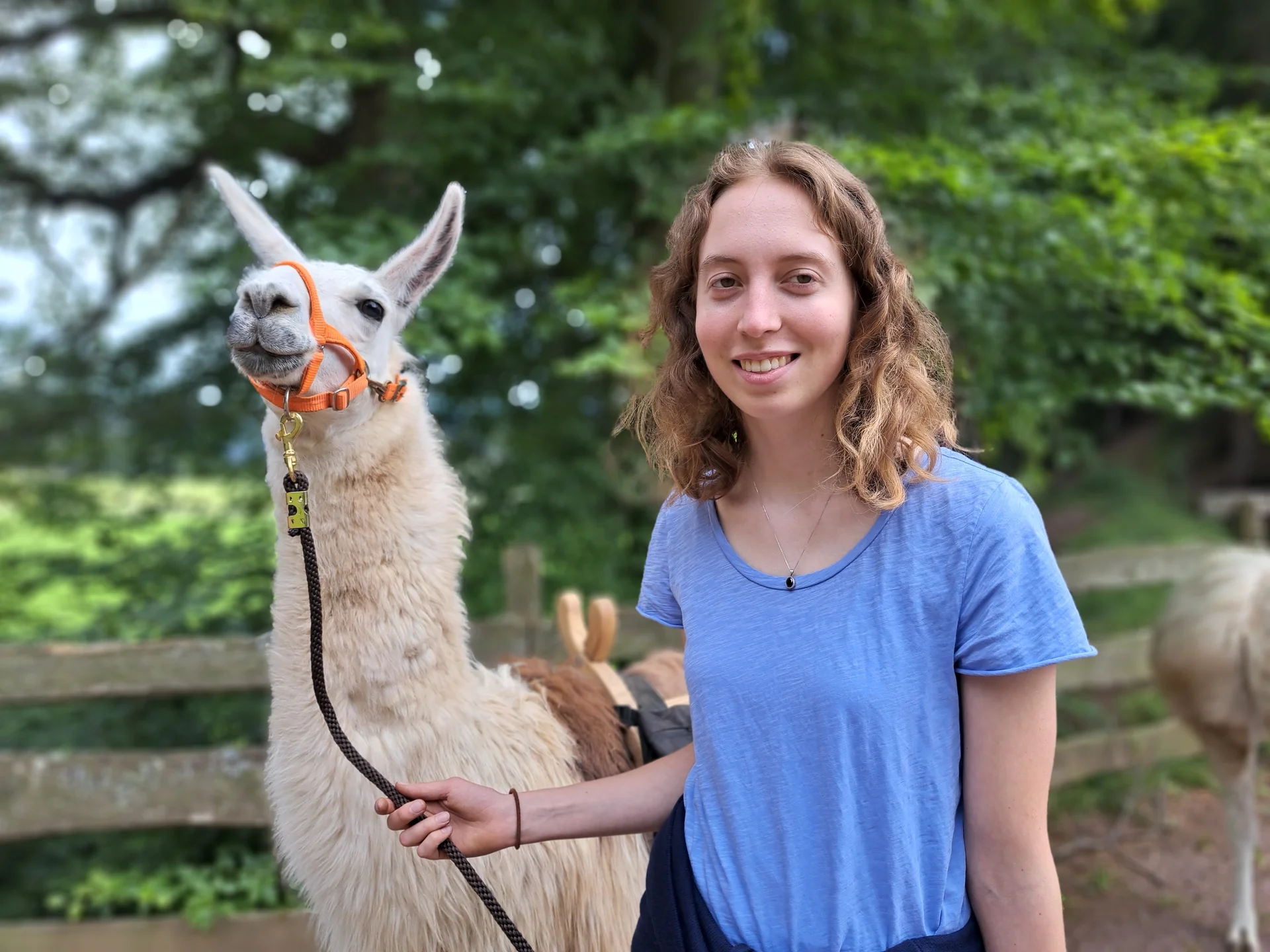 Portrait mit Lama | © Bergfreunde München/TAN