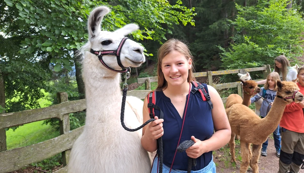 Portrait mit Lama 2 | © Bergfreunde München/TAN