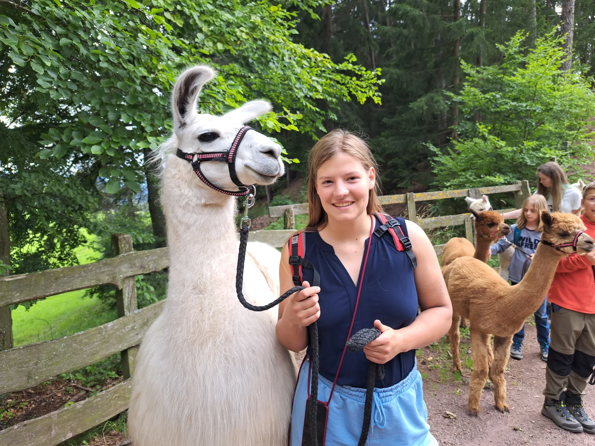 Portrait mit Lama 2 | © Bergfreunde München/TAN