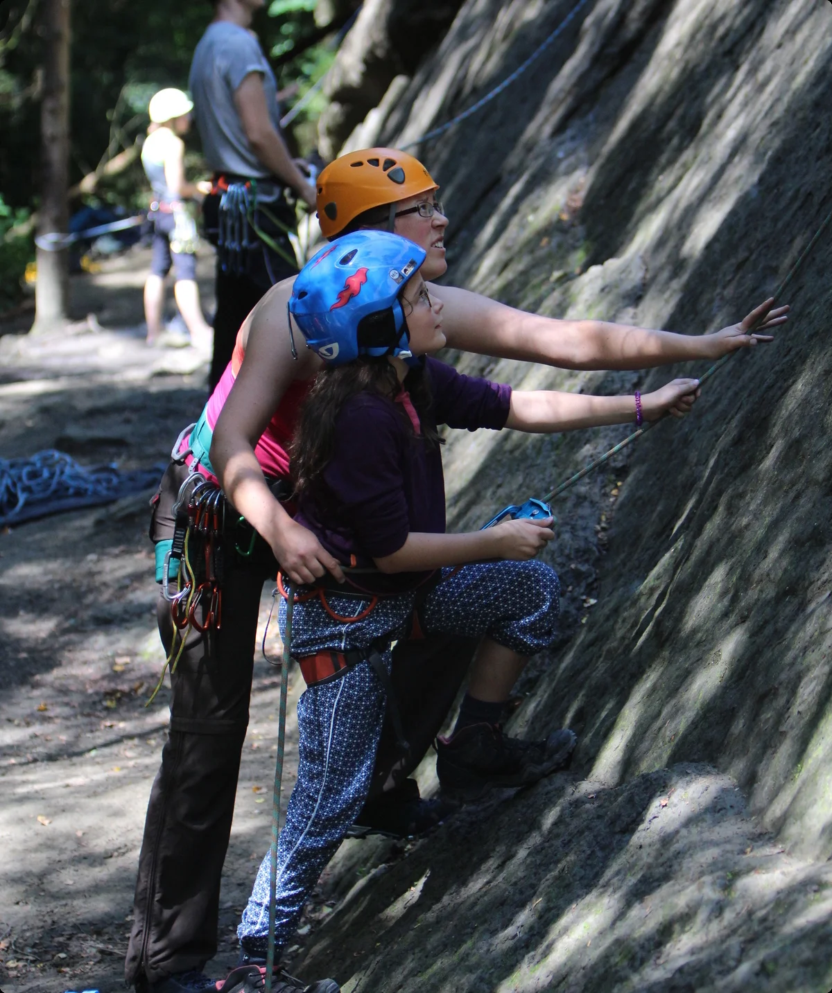 beim Sichern | © Bergfreunde München/SM
