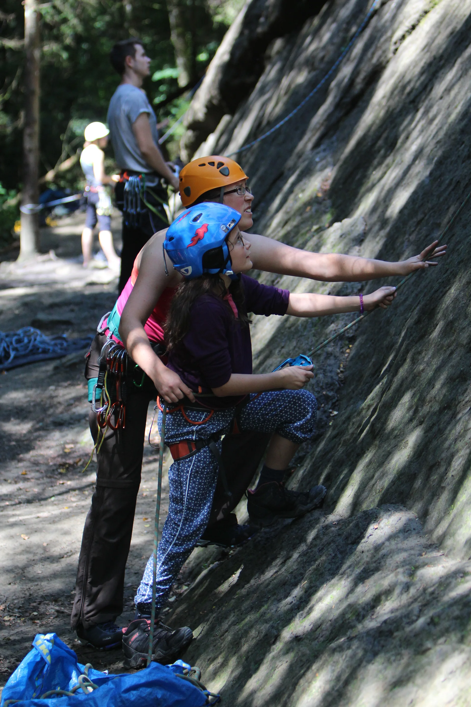 beim Sichern | © Bergfreunde München/SM