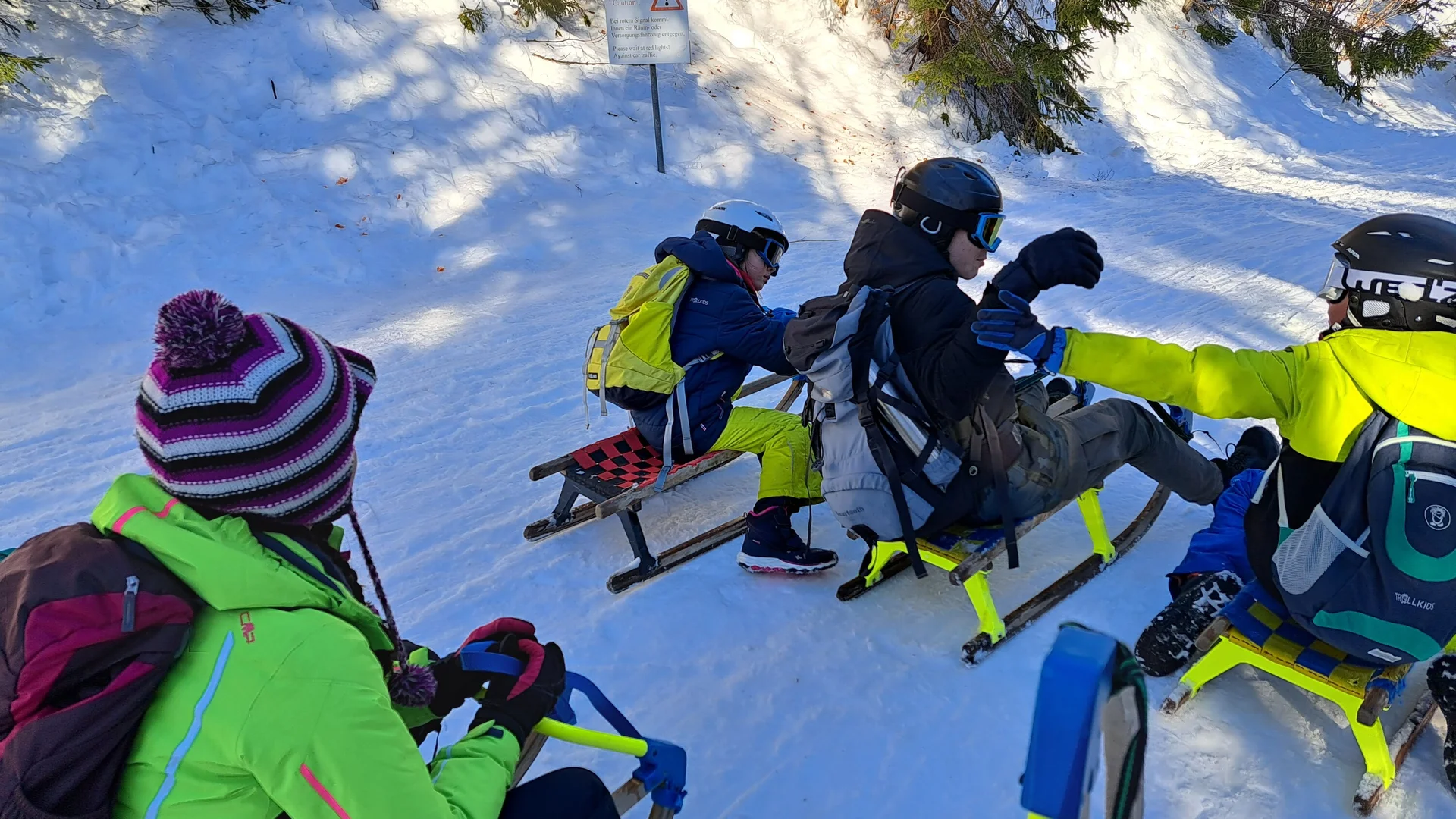 Rodeln an der unteren Firstalm | © Bergferunde München/TAN