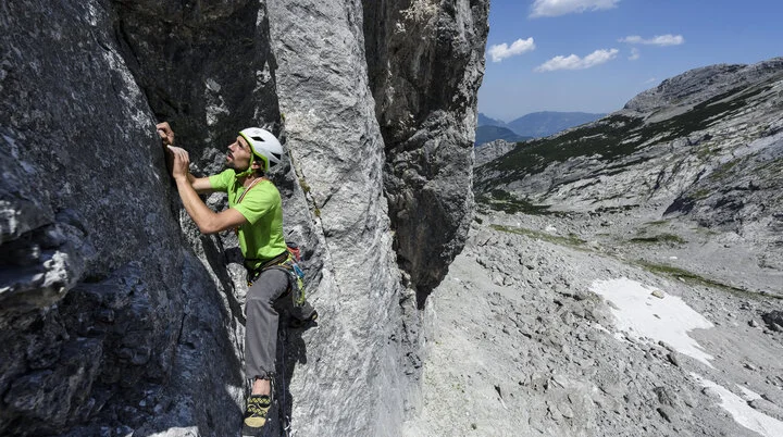 Outdoor-Klettern am Fels | © DAV/Wolfgang Ehn