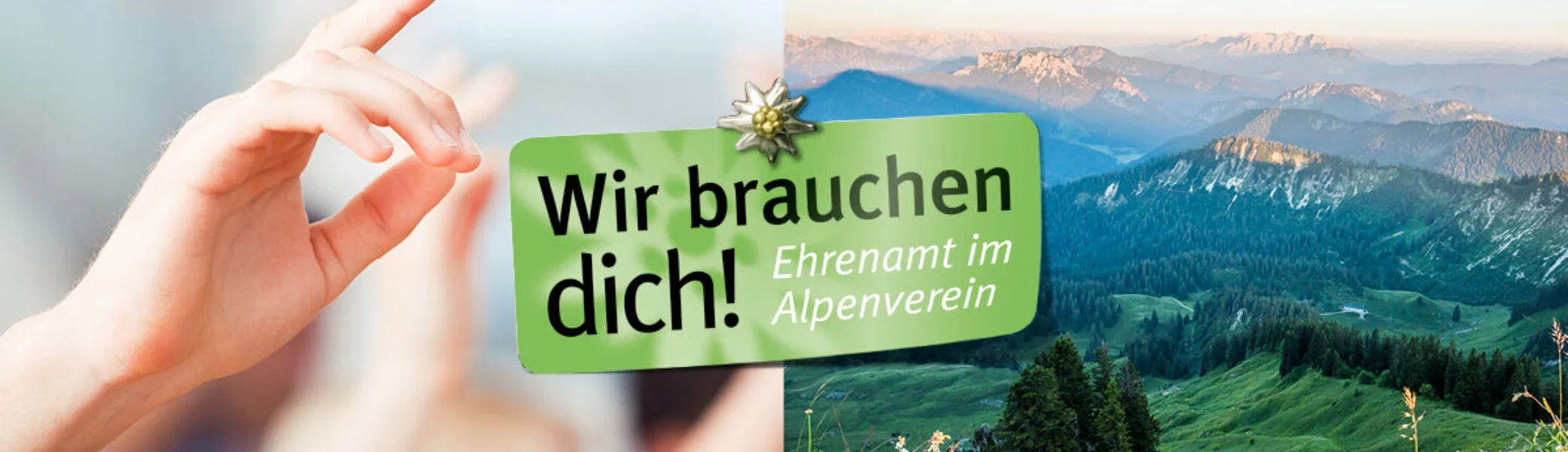 Bildmotiv "Ehrenamt: Wir brauchen Dich" - Imagefoto | © DAV