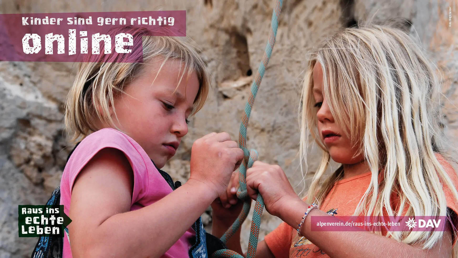 Raus ins echte Leben im Sommer | © DAV / Birgit Gelder